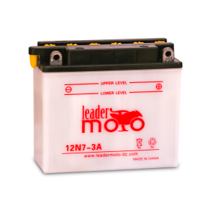 BATTERIE MOTO ACIDE 12v 7Ah – 3A LEADER MOTO