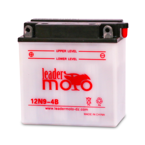 BATTERIE MOTO ACIDE 12v 9Ah 4B LEADER MOTO