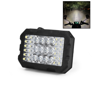 PROJECTEUR 36 LED 12V – 80V PHARE MOTO BLANC – JAUNE