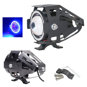 PHARE ANTIBROUILLARD LOUPE LED POUR MOTO
